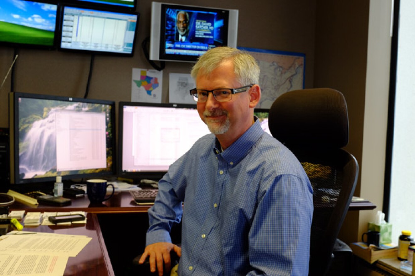 Don Burdick, a petroleum geologist at Panther Energy Partners.